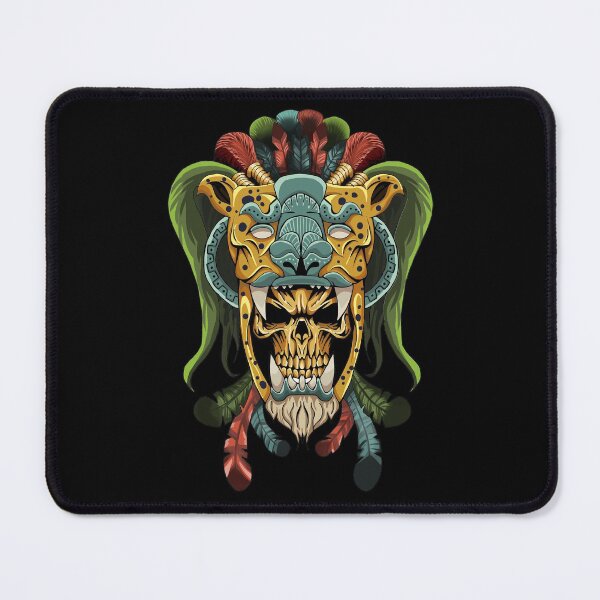 Item preview, Jaguar warrior mask designed and sold by landscapeworlds.