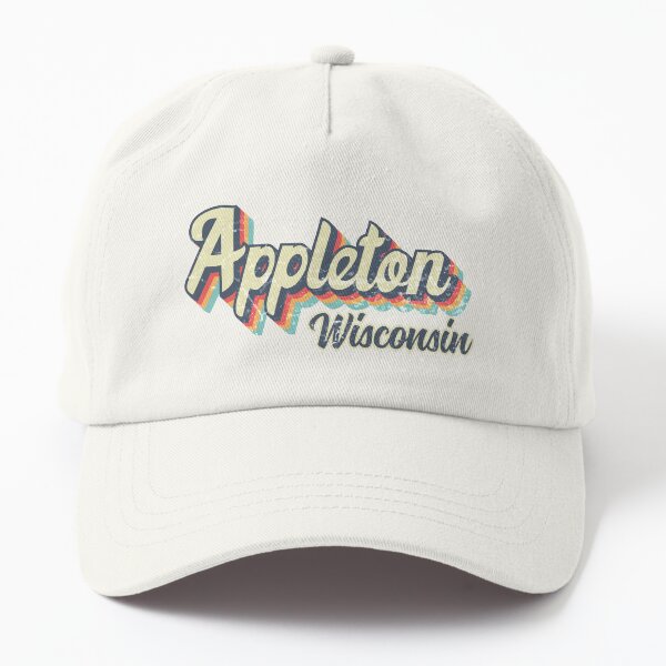 Artikel-Vorschau von Appleton City Wisconsin Retro Vintage 70er Regenbogen, designt und verkauft von Teelogic.