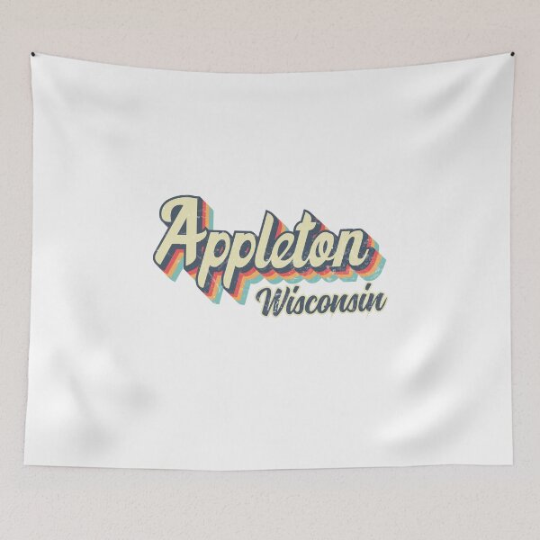Item preview, Appleton City Wisconsin Retro Vintage 70s rainbow designed and sold by Teelogic.