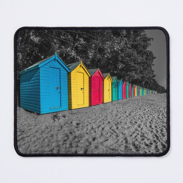 Item preview, Colourful Beach Huts (Colour Pop) designed and sold by LluniauDafyddEm.