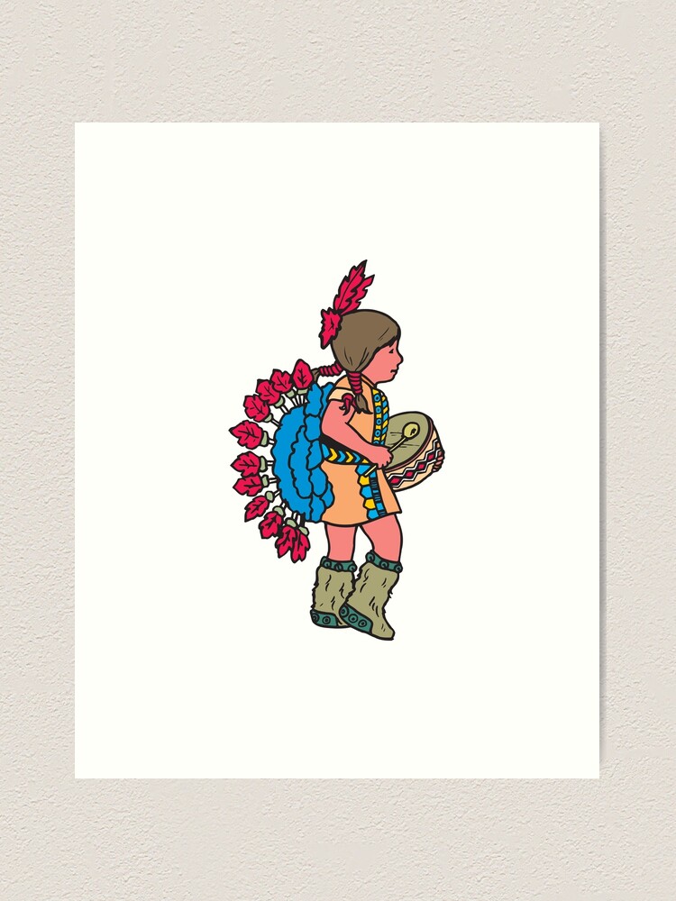 Art print Indigenous deals child