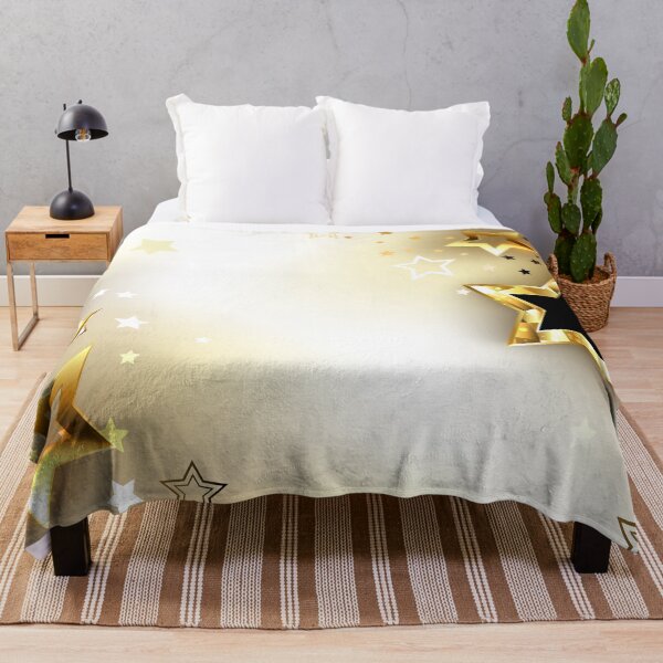Item preview, White Background with Gold Stars designed and sold by Blackmoon9.