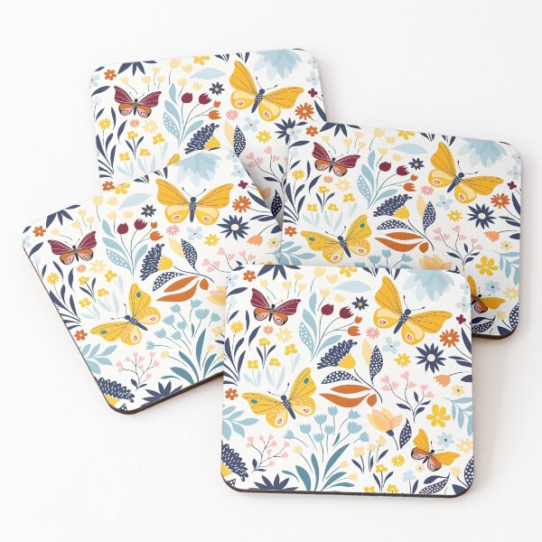 Item preview, Floral Butterfly Flower Pattern, Butterfly Seamless Flower Pattern, Butterfly Pattern, Butterfly, Flower, Pattern designed and sold by graphic-genie.