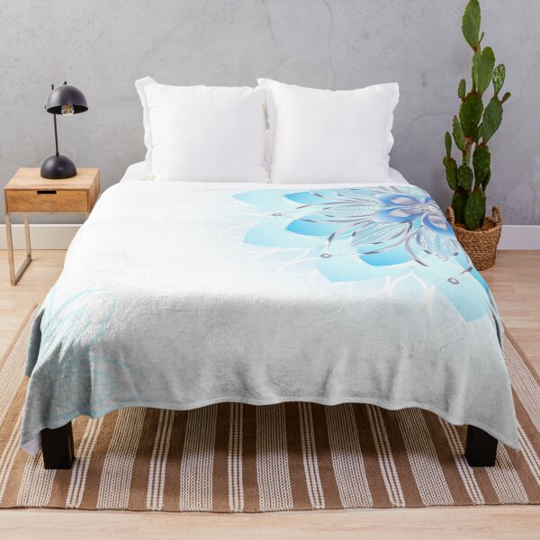 Item preview, Abstract light blue flower designed and sold by Blackmoon9.