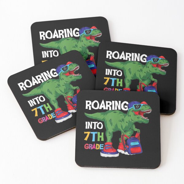 Item preview,  Roaring Into Grade Dinosaur Graphic Plus Size Kids designed and sold by dominique235.