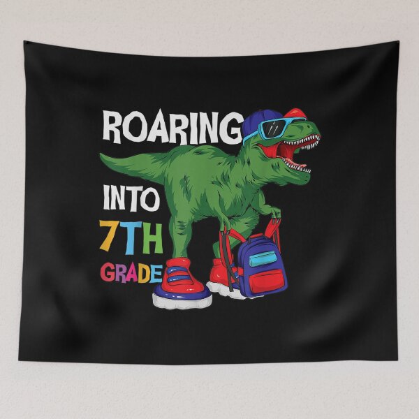 Item preview,  Roaring Into Grade Dinosaur Graphic Plus Size Kids designed and sold by dominique235.