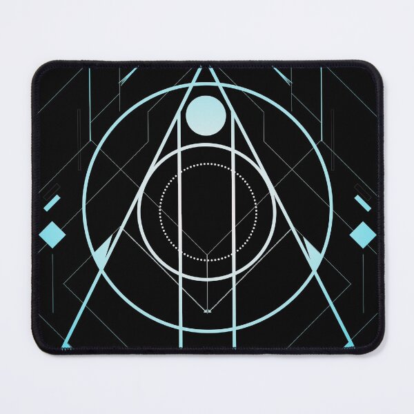 Item preview, Magic blue geometric fantasy space designed and sold by Carolina Salazar.