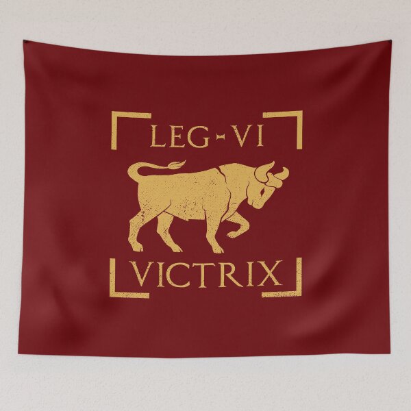 Artikelvorschau, Legio VI Victrix Bull Emblem Römische Legion entworfen und verkauft von zeno27.