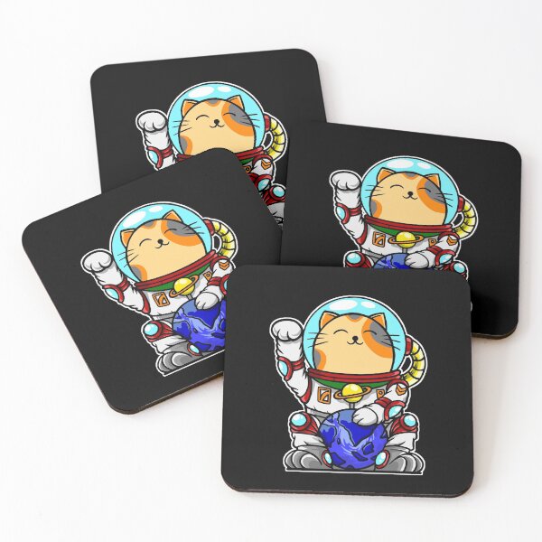 Item preview, Catstronaut Cute Cat Astronaut Holding Earth designed and sold by Si Pakne.