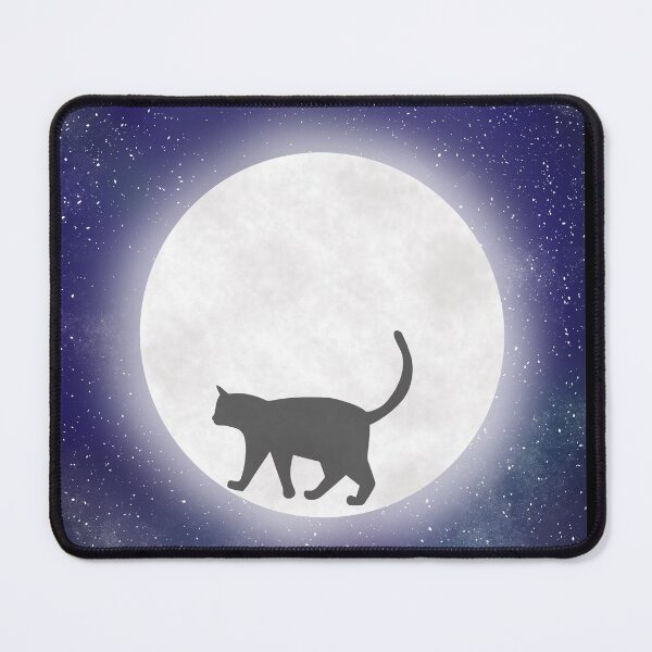 Item preview, Cat in the Moon Shadow Space Pets designed and sold by nefoedddesigns.