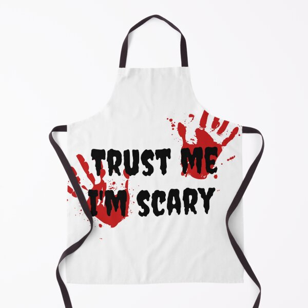 Artikelvorschau, "Trust me I'm scary" Halloween with bloody hands entworfen und verkauft von Woaffi.