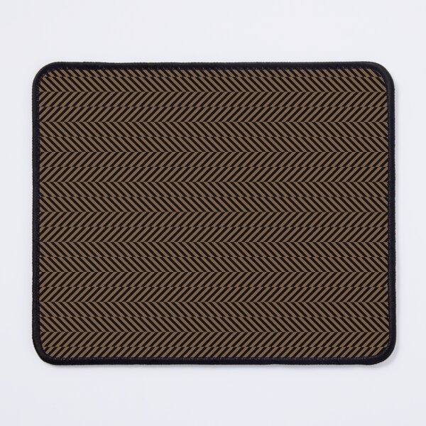 Item preview, Brown and Black Hypnotic Horizontal Stripe Pattern Coordinates w/ Sherwin Williams 2022 Popular Color Uber Umber SW 9107 designed and sold by ColorOfTheYears.