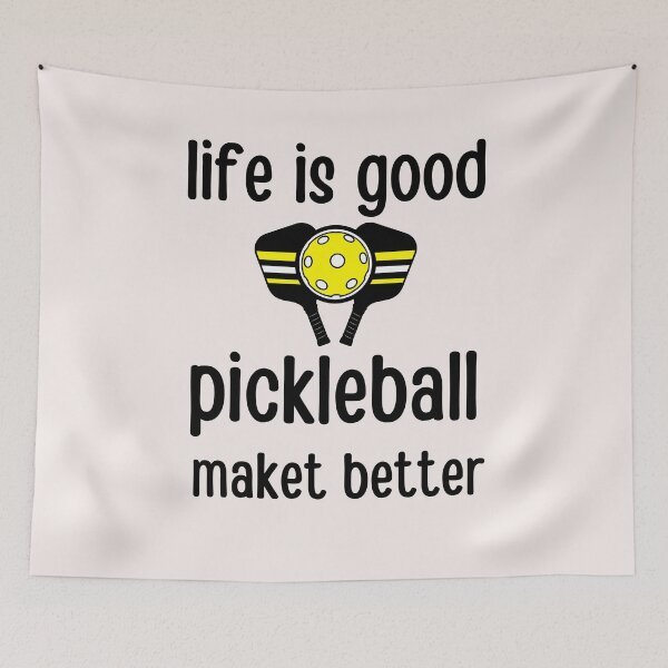 Item preview, Life is Good Pickleball Maket Better T Shirt, Pickleball Player T-Shirt, Life Is Pickleball Good and Funny T-Shirt designed and sold by Unique styl  DeSigNe.