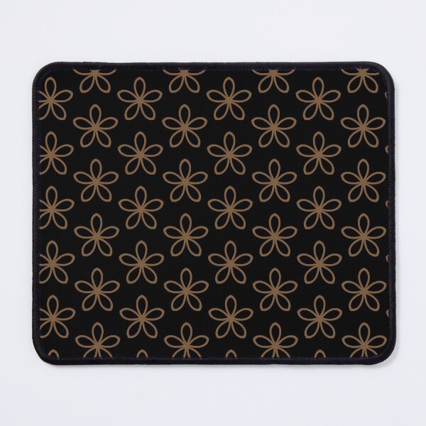 Item preview, Brown and Black Minimal Flower Pattern Coordinates w/ Sherwin Williams 2022 Popular Color Uber Umber SW 9107 designed and sold by ColorOfTheYears.