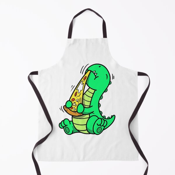 Item preview, Cute Dinosaur Eat Pizza, Dino Pizza designed and sold by Si Pakne.