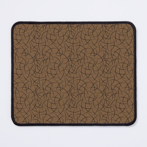 Item preview, Brown and Black Abstract Crescent Shape Pattern Coordinates w/ Sherwin Williams 2022 Popular Color Uber Umber SW 9107 designed and sold by ColorOfTheYears.