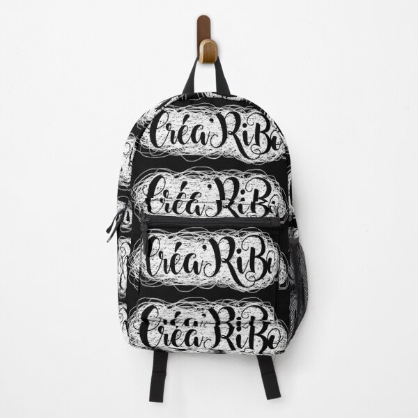 Item preview, Logo Créa'Ribo Blanc designed and sold by Crea-RiBo.