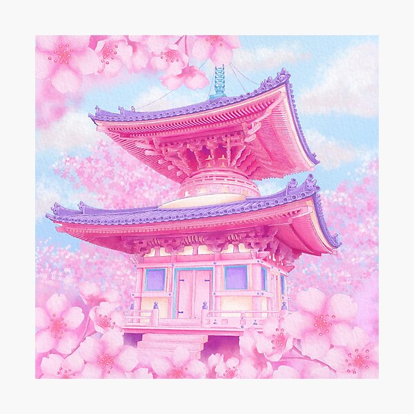 Item preview, Pink Pagoda designed and sold by SugarMochi.