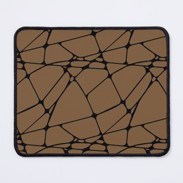 Item preview, Brown and Black Abstract Mosaic Pattern 1 Coordinates w/ Sherwin Williams 2022 Popular Color Uber Umber SW 9107 designed and sold by ColorOfTheYears.