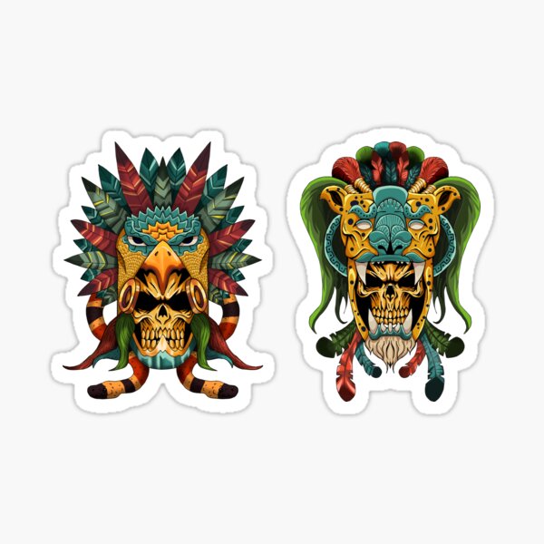 Item preview, colorful tribal masks designed and sold by landscapeworlds.