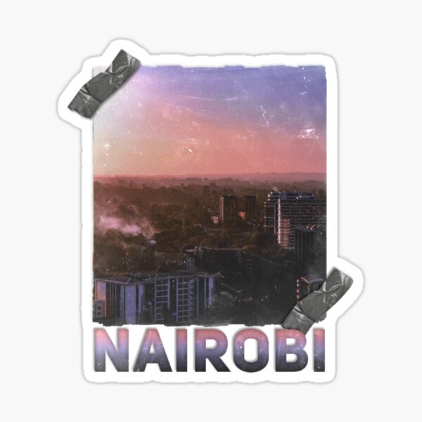 "Nairobi" Sticker for Sale by vvalead Redbubble