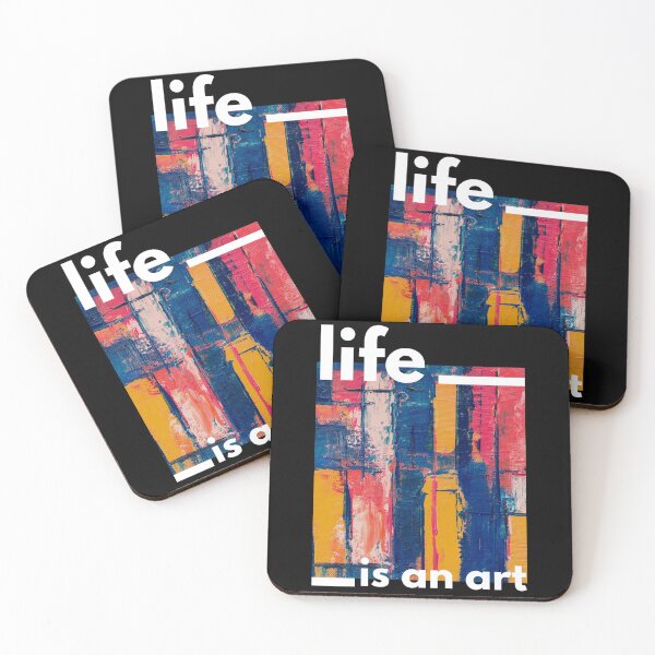 Item preview, Life Is An Art designed and sold by Cosmic Retro.