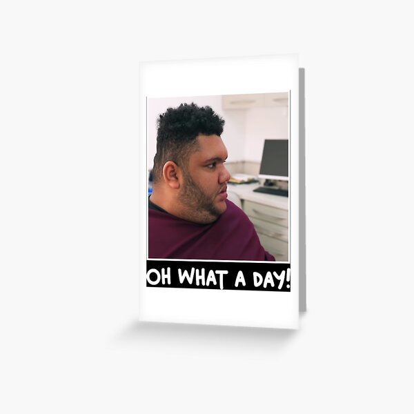 oh what a day - harvey price - Greeting Card
