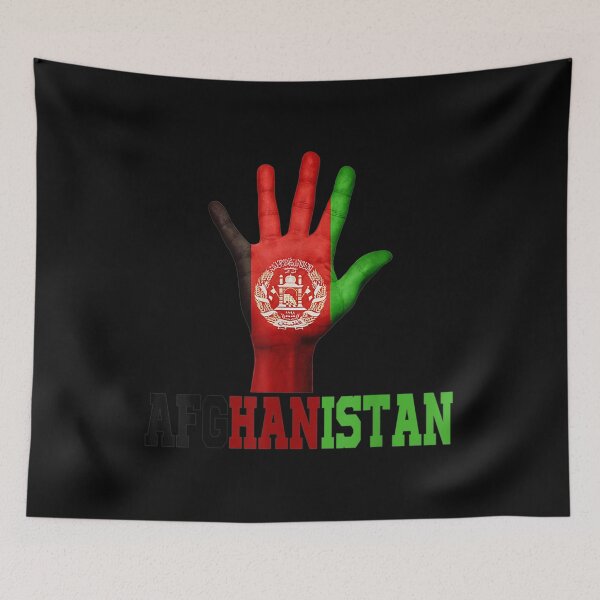 Item preview,  Afghanistan Hand Flag Love designed and sold by caral8.