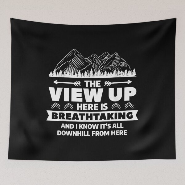 Item preview,  Trekking Hiking Quote Adventure Hiker designed and sold by caral8.