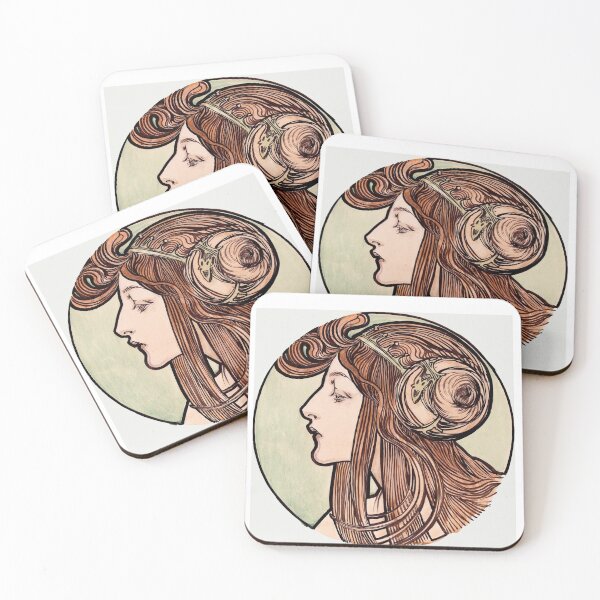 Item preview, Artdeco women by Alphonse Maria Mucha designed and sold by ankerettich.