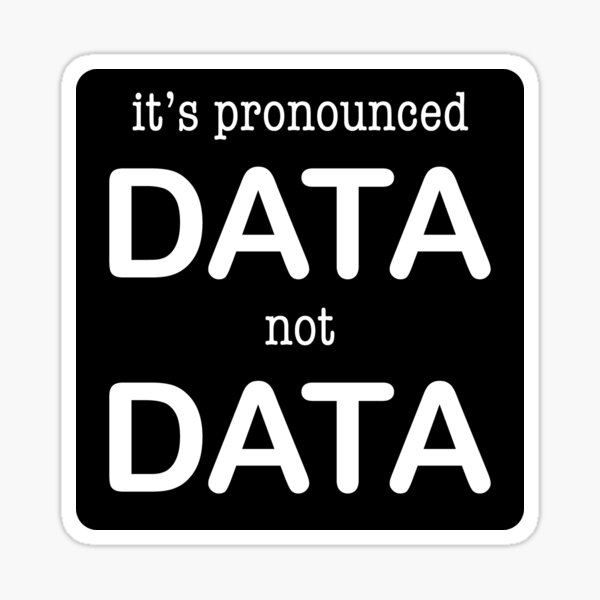 Item preview, Data Not Data Funny Data Science designed and sold by Huhnerdieb Apparel.