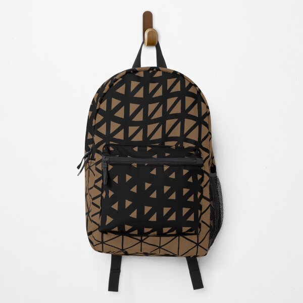 Item preview, Brown and Black Triangle Gradient Wave Pattern Coordinates w/ Sherwin Williams 2022 Popular Color Uber Umber SW 9107 designed and sold by ColorOfTheYears.