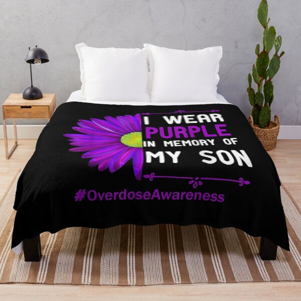 Item preview,  Wear Purple Ribbon Overdose Awareness designed and sold by dominique235.