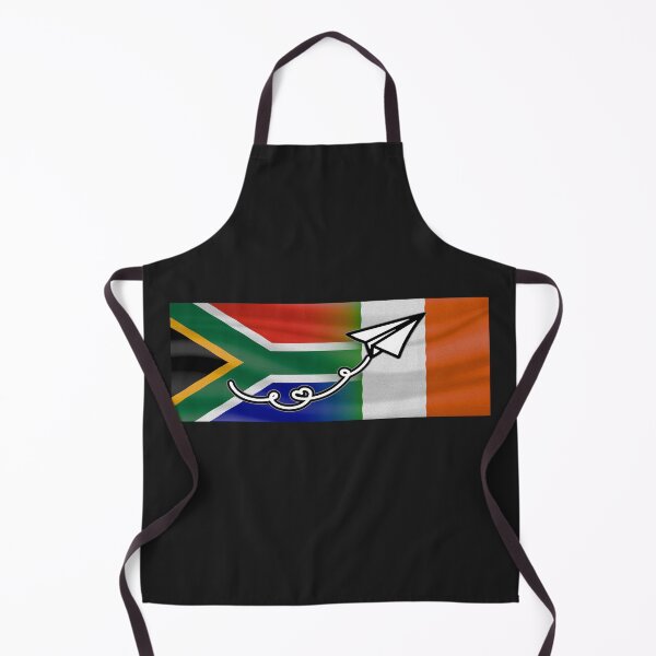 Item preview, South Africa Ireland flightpath (CLEAN) designed and sold by SolidEarthArt.
