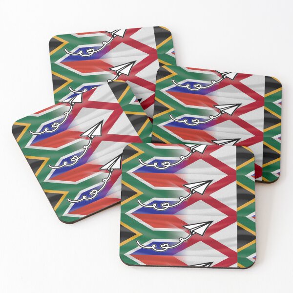 Artikelvorschau, Flugroute Südafrika Nordirland (CLEAN) entworfen und verkauft von SolidEarthArt.