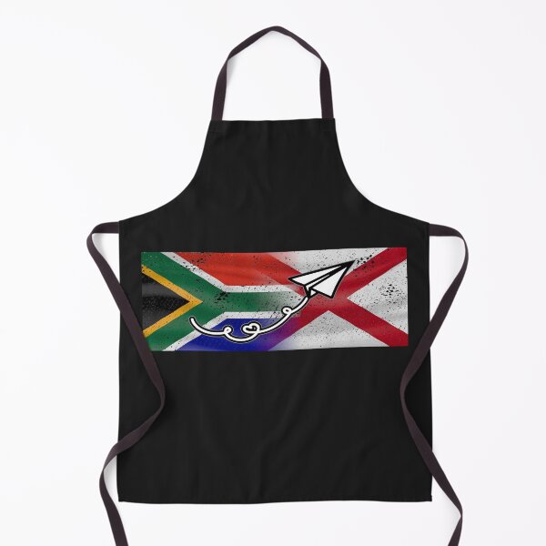 Artikelvorschau, Flugroute Südafrika Nordirland (DISTRESSED) entworfen und verkauft von SolidEarthArt.