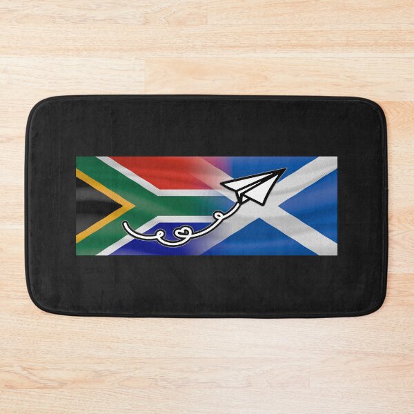 Item preview, South Africa Scotland flightpath (CLEAN) designed and sold by SolidEarthArt.