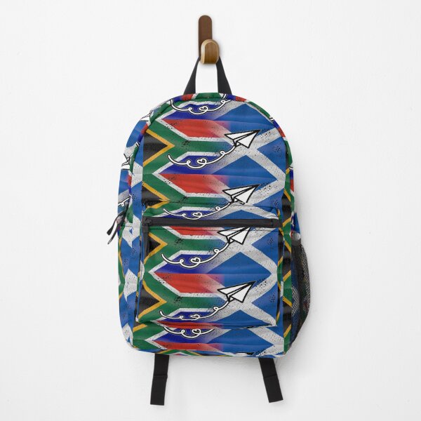 Item preview, South Africa Scotland flightpath (DISTRESSED) designed and sold by SolidEarthArt.
