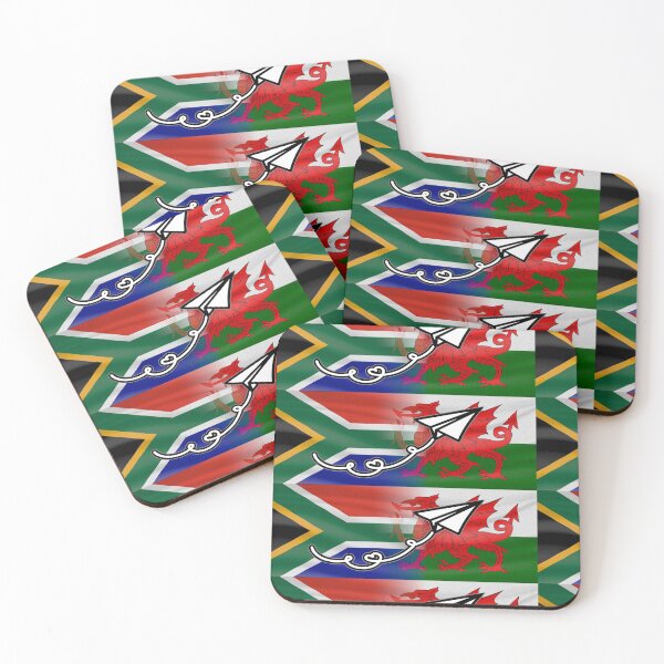 Item preview, South Africa Wales flightpath (CLEAN) designed and sold by SolidEarthArt.