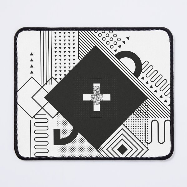 Item preview, Geometric pattern black cool abstract designed and sold by Carolina Salazar.