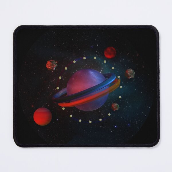 Item preview, Galaxy spaceship planets 3d designed and sold by Carolina Salazar.