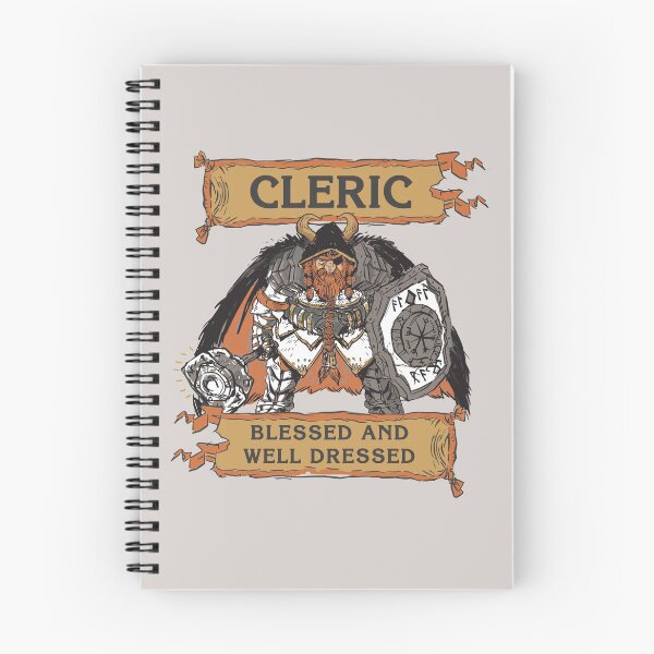 Item preview, Tabletop RPG Cleric - Blessed And Well Dressed designed and sold by DungeonCrawlers.