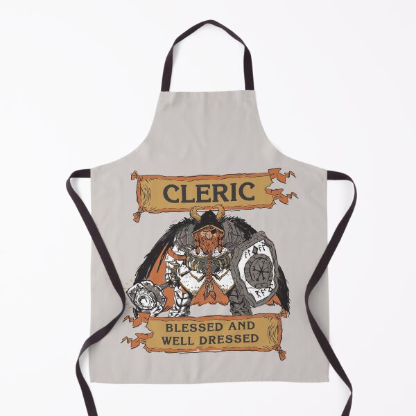 Item preview, Tabletop RPG Cleric - Blessed And Well Dressed designed and sold by DungeonCrawlers.