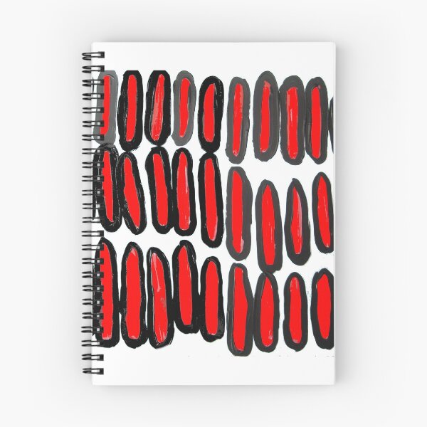Item preview, Rods red abstract freehand weird mysterious message understanding designed and sold by G-M-Designs.