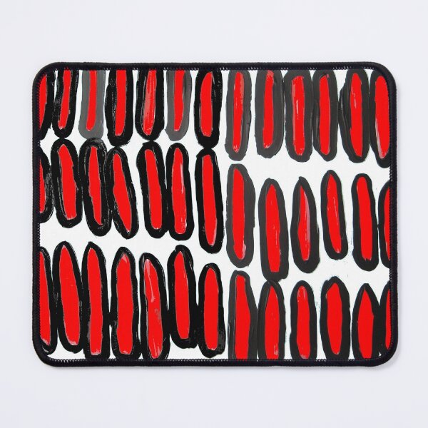 Item preview, Rods red abstract freehand weird mysterious message understanding designed and sold by G-M-Designs.