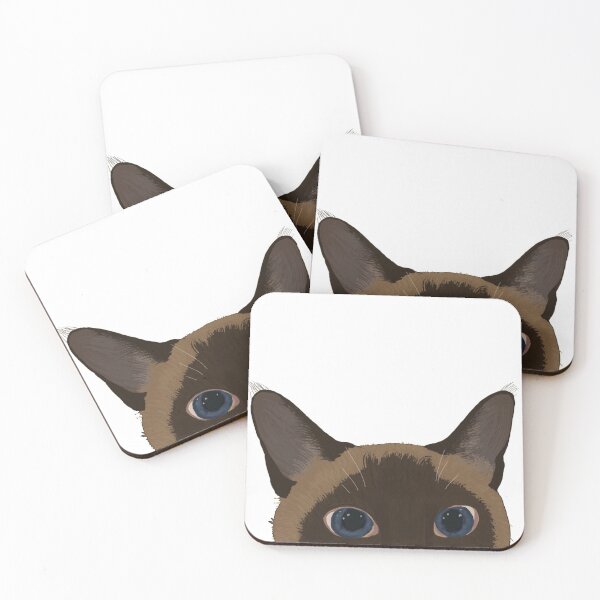 Item preview, Siamese Kitty Popping In designed and sold by Kitten-Chloe.