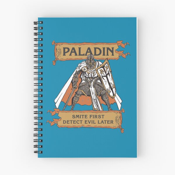 Item preview, Tabletop RPG Paladin - Smite First, Detect Evil Later designed and sold by DungeonCrawlers.