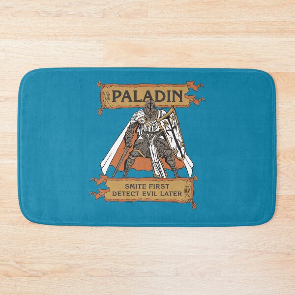 Item preview, Tabletop RPG Paladin - Smite First, Detect Evil Later designed and sold by DungeonCrawlers.