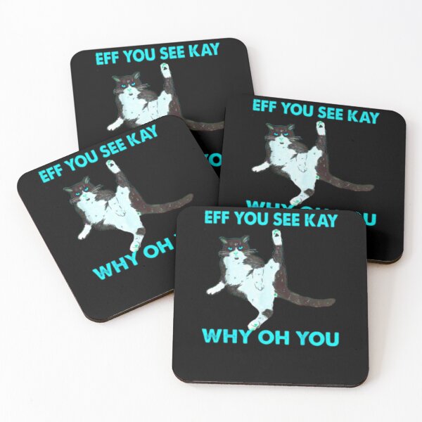 Item preview, Eff You See Kay Why Oh You Cat camiseta retro vintage designed and sold by spolayastore.