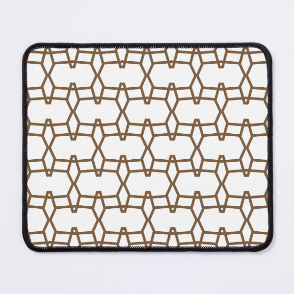 Item preview, Brown and White Tessellation Line Pattern 9 Coordinates w/ Sherwin Williams 2022 Popular Color Uber Umber SW 9107 designed and sold by ColorOfTheYears.
